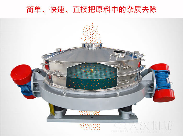 直排篩可用于粉末、顆粒的粗略篩分和除雜
